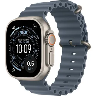 Apple Watch Ultra 3 GPS Cellular 49mm Ohišje iz naravnega titana s sidrno modrim oceanskim pasom Apple Watch Ultra 3 GPS Cellular 49mm Ohišje iz naravnega titana s sidrno modrim oceanskim pasom