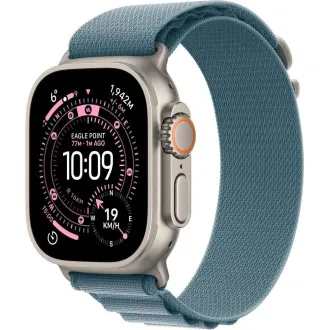 Apple Watch Ultra 3 GPS Cellular 49 mm ohišje iz naravnega titana s svetlo modro alpsko zanko - Veliko Apple Watch Ultra 3 GPS Cellular 49 mm ohišje iz naravnega titana s svetlo modro alpsko zanko - Veliko
