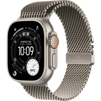 Apple Watch Ultra 3 GPS Cellular 49 mm ohišje iz naravnega titana z milansko zanko iz naravnega titana - Veliko Apple Watch Ultra 3 GPS Cellular 49 mm ohišje iz naravnega titana z milansko zanko iz naravnega titana - Veliko