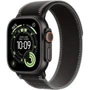 Apple Watch Ultra 3 GPS   Cellular 49 mm črno titanovo ohišje s črno/ogljevo zanko Trail - M/L