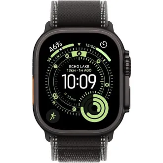 Apple Watch Ultra 3 GPS Cellular 49 mm črno titanovo ohišje s črno/ogljevo zanko Trail - M/L Apple Watch Ultra 3 GPS Cellular 49 mm črno titanovo ohišje s črno/ogljevo zanko Trail - M/L