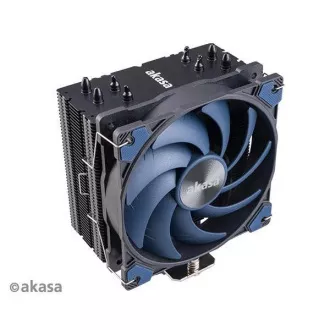 AKASA CPU hladilnik Alucia H4, toplotne cevi, črna rebra