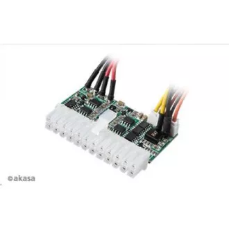 Adapter AKASA AK-PE200-01, 200W DC-to-DC ATX, 4-pin DIN