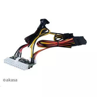 Adapter AKASA AK-PE200-01, 200W DC-to-DC ATX, 4-pin DIN