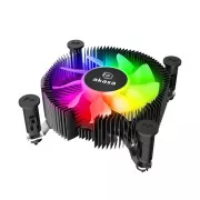 AKASA CPU hladilnik Socket Intel LGA1700, LGA1851, aRGB, Mini-ITX, z nizkim radiatorjem