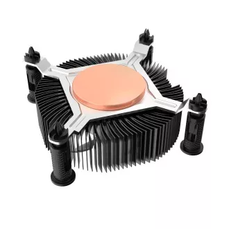 AKASA CPU hladilnik Socket Intel LGA1700, LGA1851, aRGB, Mini-ITX, z nizkim radiatorjem