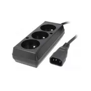 Podaljševalni kabel 3x230V za UPS (IEC320-C14), 30 cm