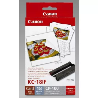 Canon KC18IF 54x86 18 kosov nalepk za termični sublimacijski tiskalnik Canon KC18IF 54x86 18 kosov nalepk za termični sublimacijski tiskalnik