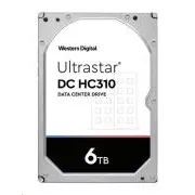Western Digital Ultrastar® HDD 6TB (HUS726T6TAL5201) DC HC310 3,5in 26,1MM 256MB 7200RPM SAS 512E TCG P3 (GOLD SAS)