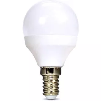 Solight LED žarnica, miniglobe, 6W, E14, 4000K, 510lm, bela