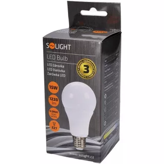 Solight LED žarnica, klasične oblike, 15W, E27, 6000K, 220°, 1275lm