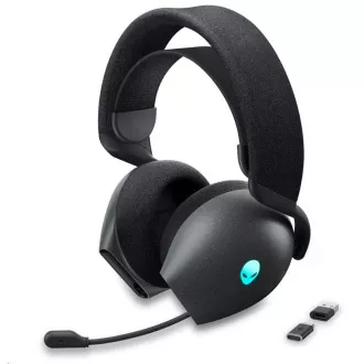 DELL Alienware brezžične igralne slušalke z dvojnim načinom delovanja - AW720H (Dark Side of the Moon)