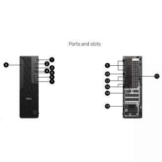 DELL PC Pro Max Slim FCS1250/360W/TPM/U7-265/16GB/512SSD/integriran/vPro/Kb/Miška/W11 Pro/3Y PS NBD