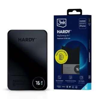 3mk powerbank - HARDY MagSynergy Ni 10, 000 mAh, brezžično polnjenje 3mk powerbank - HARDY MagSynergy Ni 10, 000 mAh, brezžično polnjenje