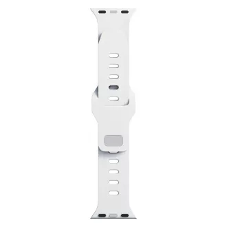 3mk Watch Strap za Apple 42/44/45/49 mm White