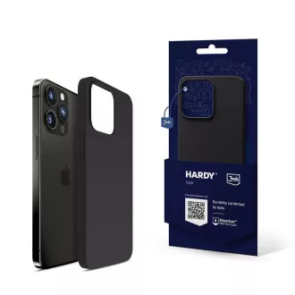 3mk Zaščitni ovitek HARDY Silikonski magnetni ovitek za Apple iPhone 16, Graphite
