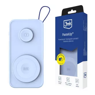 3mk PastelUp Powerbank 10, 000mAh 22,5W USB 1A1C - modra