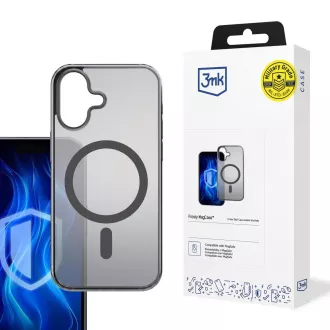 3mk Zaščitni ovitek Frosty MagCase Black za Apple iPhone 16 Plus