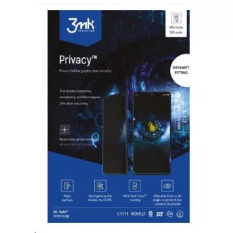3mk All-Safe - AIO film BH Privacy Dry & Wet Fitting Phone, 5 kosov