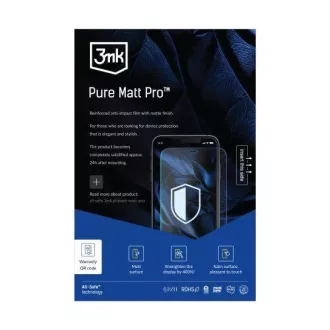3mk All-Safe - AIO folija Pure Matt Pro Phone Full Wet Fitting 25 kosov