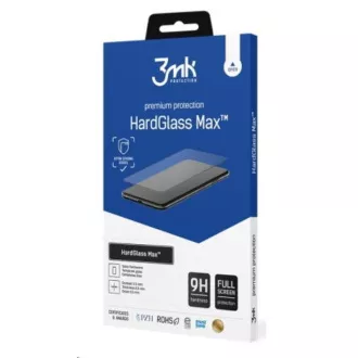 3mk kaljeno steklo HardGlass MAX Black za Apple iPhone 13 mini