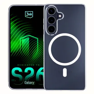 3mk Prozoren zaščitni ovitek MagCase za Samsung Galaxy S26 3mk Prozoren zaščitni ovitek MagCase za Samsung Galaxy S26