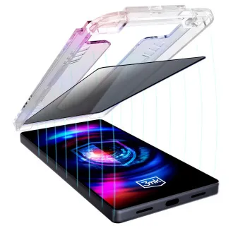 3mk kaljeno steklo Hardglass Max Privacy Framefit za Samsung Galaxy S26 Ultra