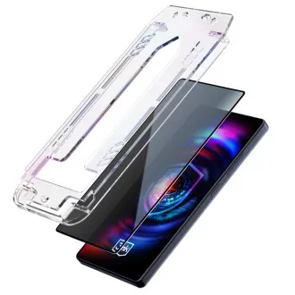 3mk kaljeno steklo Hardglass Max Privacy Framefit za Samsung Galaxy S26