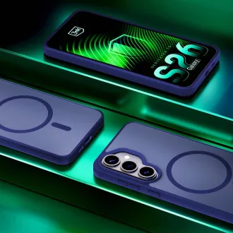 3mk Zaščitni ovitek Smoke MagCase Blue za Samsung Galaxy S26