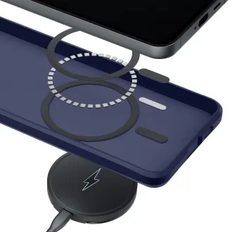 3mk Zaščitni ovitek Smoke MagCase Blue za Samsung Galaxy S26