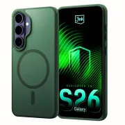 3mk Zaščitni ovitek Smoke MagCase Green za Samsung Galaxy S26