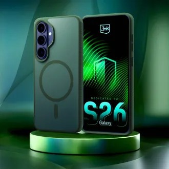 3mk Zaščitni ovitek Smoke MagCase Green za Samsung Galaxy S26