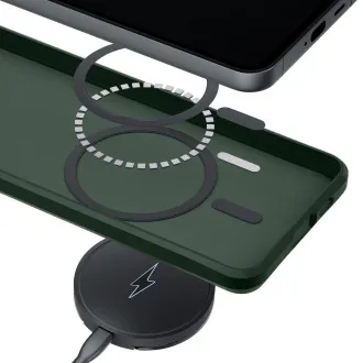 3mk Zaščitni ovitek Smoke MagCase Green za Samsung Galaxy S26