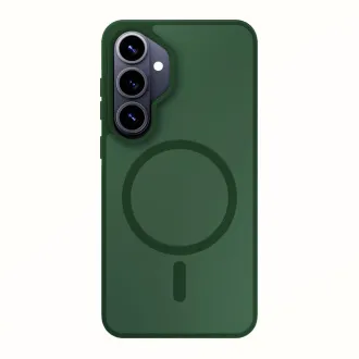 3mk Zaščitni ovitek Smoke MagCase Green za Samsung Galaxy S26