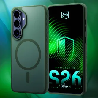 3mk Zaščitni ovitek Smoke MagCase Green za Samsung Galaxy S26