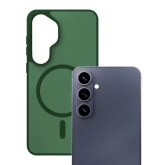 3mk Zaščitni ovitek Smoke MagCase Green za Samsung Galaxy S26