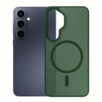 3mk Zaščitni ovitek Smoke MagCase Green za Samsung Galaxy S26