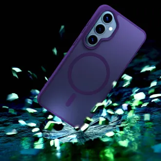 3mk Zaščitni ovitek Smoke MagCase Purple za Samsung Galaxy S26