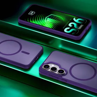 3mk Zaščitni ovitek Smoke MagCase Purple za Samsung Galaxy S26