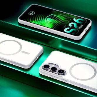 3mk Zaščitni ovitek Smoke MagCase White za Samsung Galaxy S26
