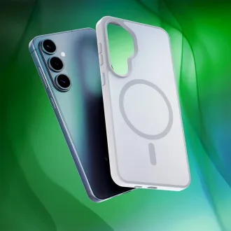 3mk Zaščitni ovitek Smoke MagCase White za Samsung Galaxy S26