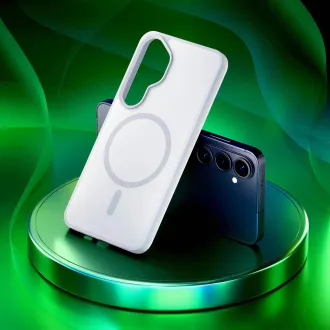 3mk Zaščitni ovitek Smoke MagCase White za Samsung Galaxy S26