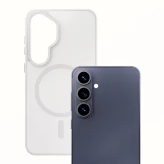 3mk Zaščitni ovitek Smoke MagCase White za Samsung Galaxy S26