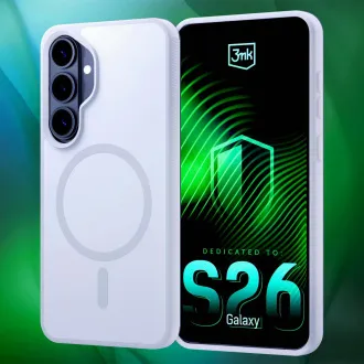 3mk Zaščitni ovitek Smoke MagCase White za Samsung Galaxy S26