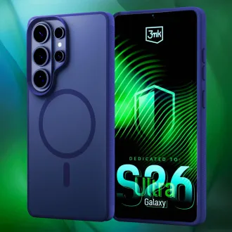 3mk Zaščitni ovitek Smoke MagCase Blue za Samsung Galaxy S26 Ultra 3mk Zaščitni ovitek Smoke MagCase Blue za Samsung Galaxy S26 Ultra