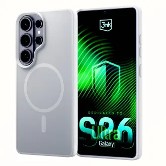 3mk Zaščitni ovitek Smoke MagCase White za Samsung Galaxy S26 Ultra 3mk Zaščitni ovitek Smoke MagCase White za Samsung Galaxy S26 Ultra