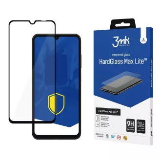 3mk kaljeno steklo HardGlass Max Lite Black za Samsung Galaxy A05s (SM-A057)