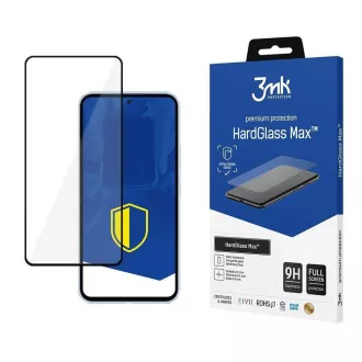 3mk kaljeno steklo HardGlass MAX Black za Samsung Galaxy A35/A55 5G