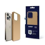 3mk Zaščitni ovitek HARDY Silikonski magnetni ovitek za Apple iPhone 15 Pro, temno zlat