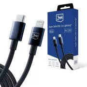 3mk podatkovni kabel - Hyper Cable C na Lightning 20W 1,2 m, črn